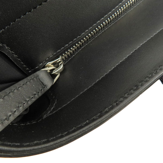 GUCCI Tote Bag 631245 canvas black Sherry line outlet Women Used Authentic