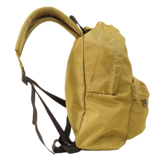 Herve Chapelier Backpack Nylon Brown logo Women(Unisex) Used Authentic