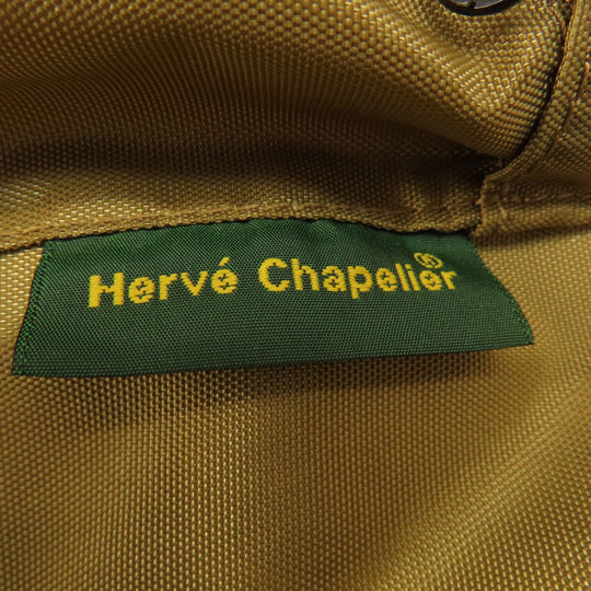 Herve Chapelier Backpack Nylon Brown logo Women(Unisex) Used Authentic