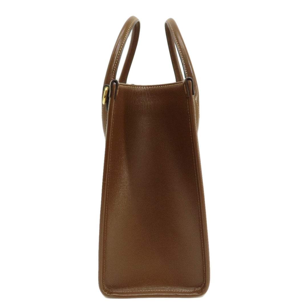 GUCCI Handbag 659983 PVC Brown GG 2WAY