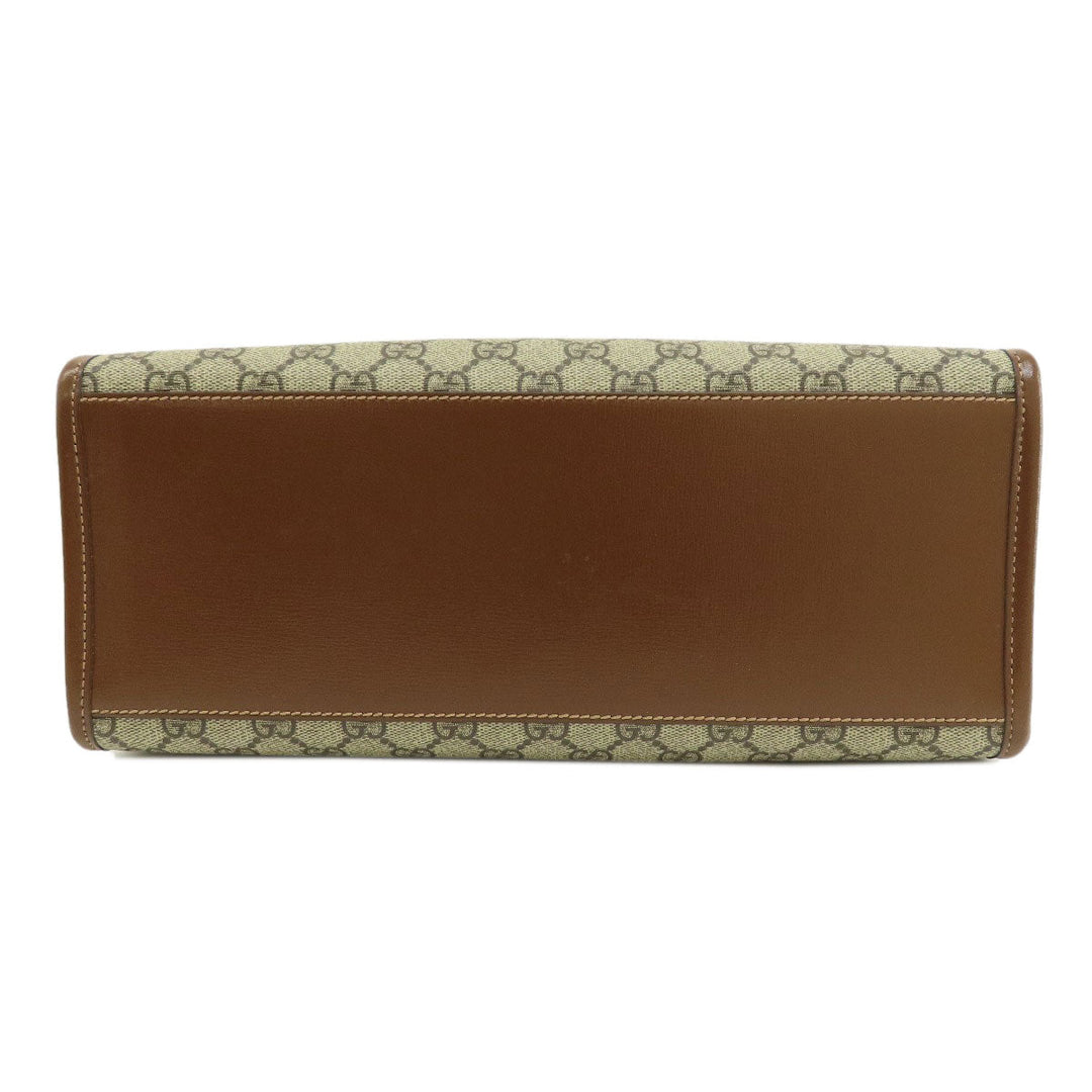 GUCCI Handbag 659983 PVC Brown GG 2WAY