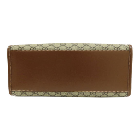 GUCCI Handbag 659983 PVC Brown GG 2WAY