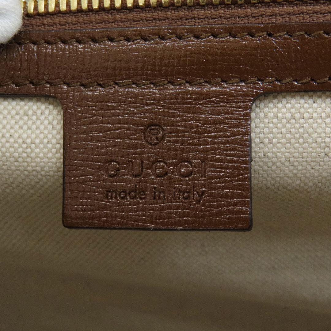 GUCCI Handbag 659983 PVC Brown GG 2WAY
