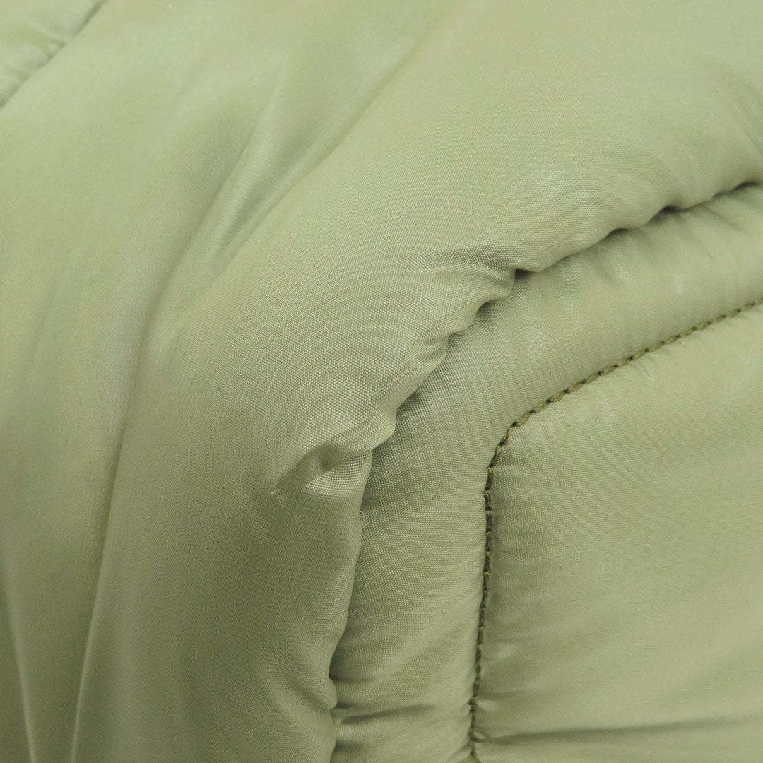 MICHAEL KORS Backpack Nylon green logo Women Used Authentic