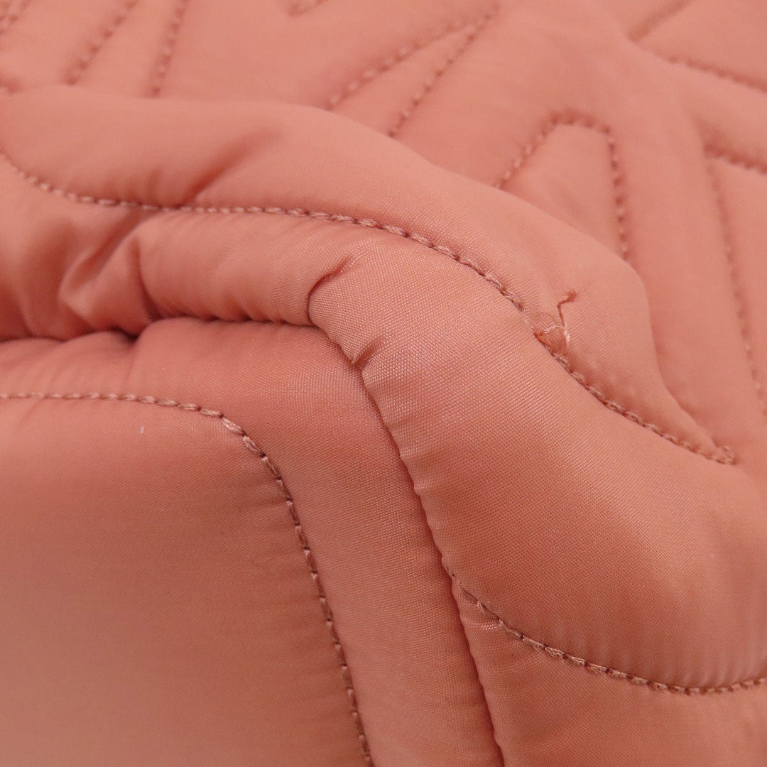 MICHAEL KORS Backpack Nylon pink logo Women Used Authentic