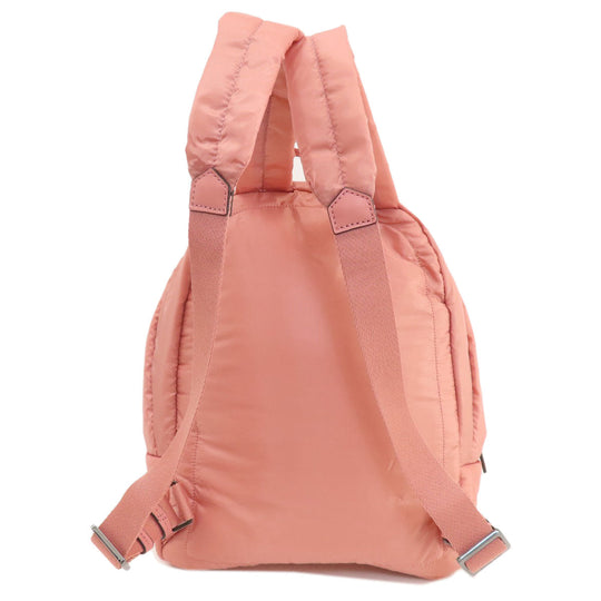 MICHAEL KORS Backpack Nylon pink logo Women Used Authentic