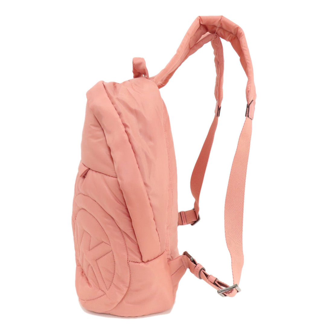 MICHAEL KORS Backpack Nylon pink logo Women Used Authentic