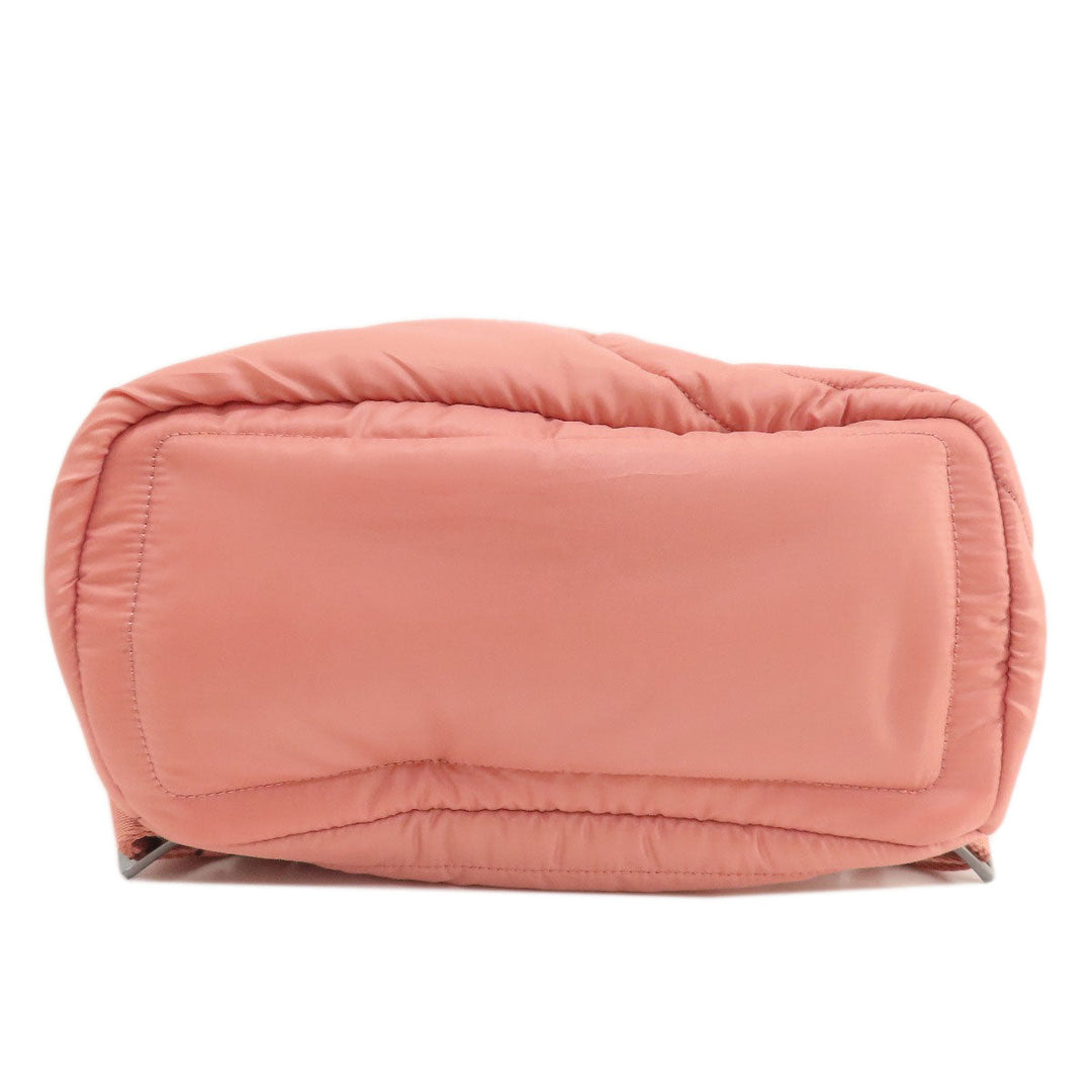 MICHAEL KORS Backpack Nylon pink logo Women Used Authentic