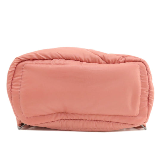 MICHAEL KORS Backpack Nylon pink logo Women Used Authentic