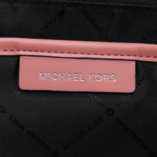 MICHAEL KORS Backpack Nylon pink logo Women Used Authentic
