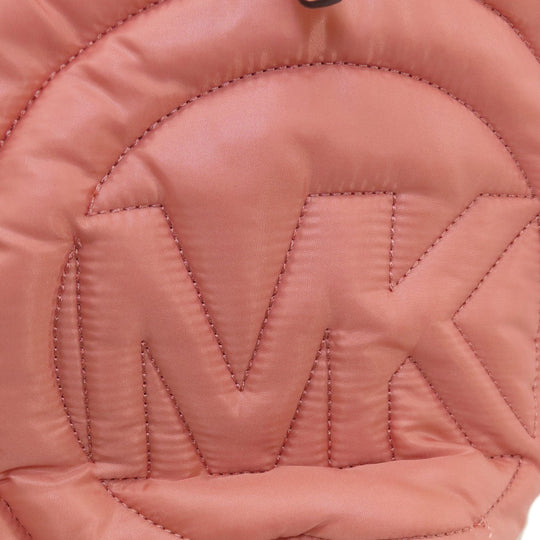 MICHAEL KORS Backpack Nylon pink logo Women Used Authentic