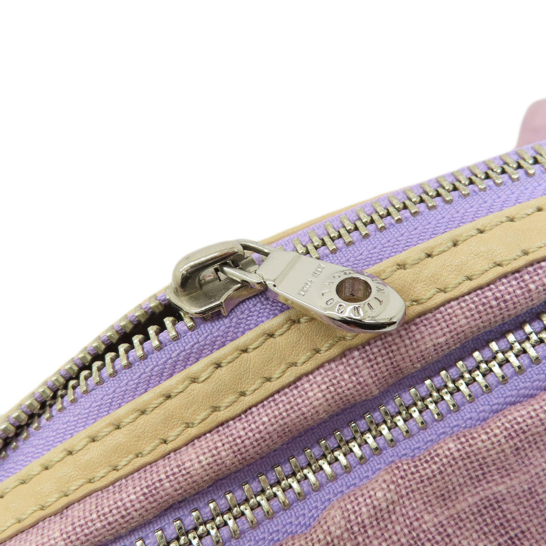 HUNTING WORLD Backpack canvas pink logo Women Used Authentic