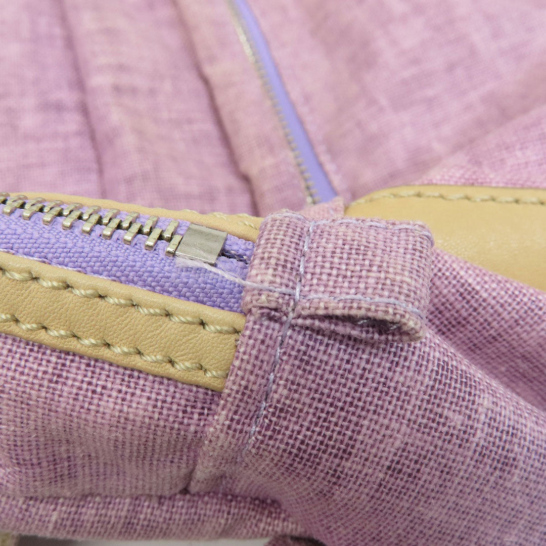 HUNTING WORLD Backpack canvas pink logo Women Used Authentic