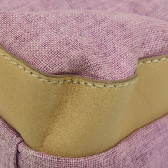 HUNTING WORLD Backpack canvas pink logo Women Used Authentic