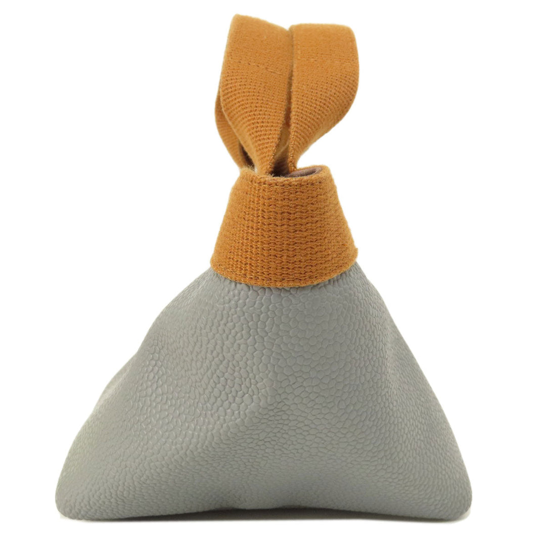 Herve Chapelier Handbag Cotton, Coated Canvas gray Boat-shaped tote Women Used Authentic