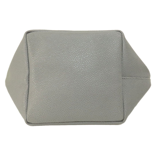 Herve Chapelier Handbag Cotton, Coated Canvas gray Boat-shaped tote Women Used Authentic