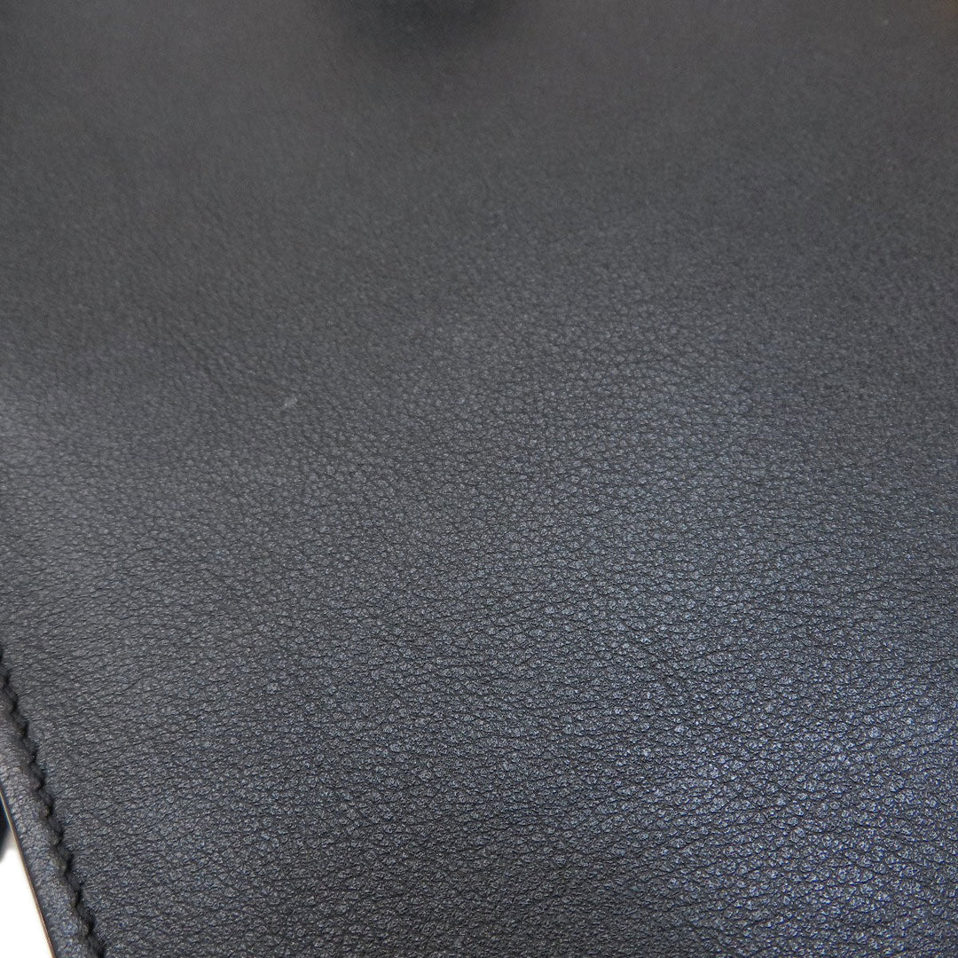 SAINT LAURENT Handbag Calfskin black Baby Kabas 2WAY Women Used Authentic