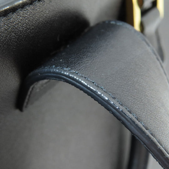 SAINT LAURENT Handbag Calfskin black Baby Kabas 2WAY Women Used Authentic
