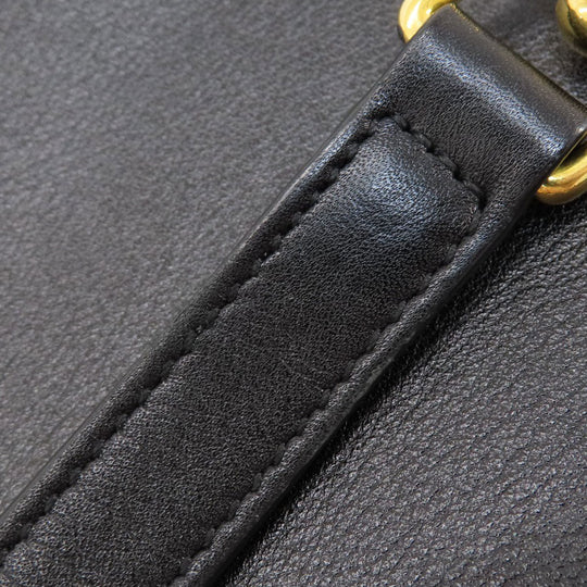 SAINT LAURENT Handbag Calfskin black Baby Kabas 2WAY Women Used Authentic