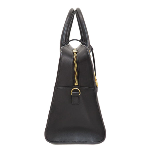 SAINT LAURENT Handbag Calfskin black Baby Kabas 2WAY Women Used Authentic