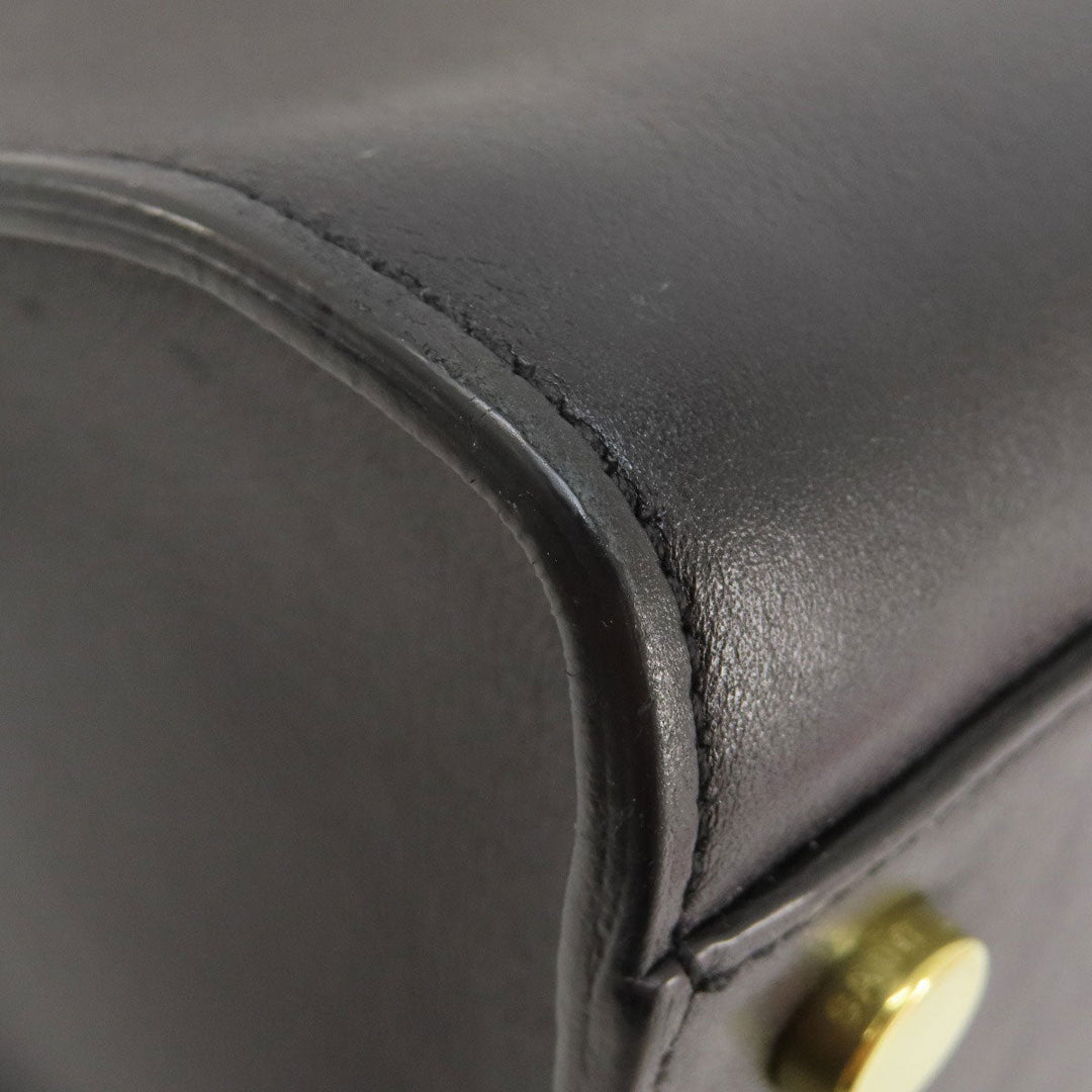 SAINT LAURENT Handbag Calfskin black Baby Kabas 2WAY Women Used Authentic