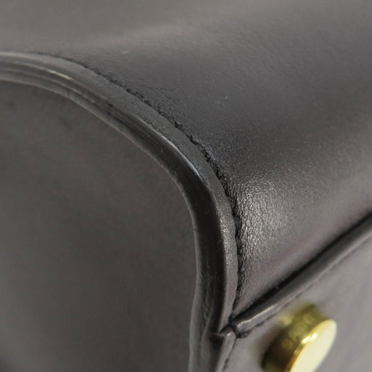 SAINT LAURENT Handbag Calfskin black Baby Kabas 2WAY Women Used Authentic