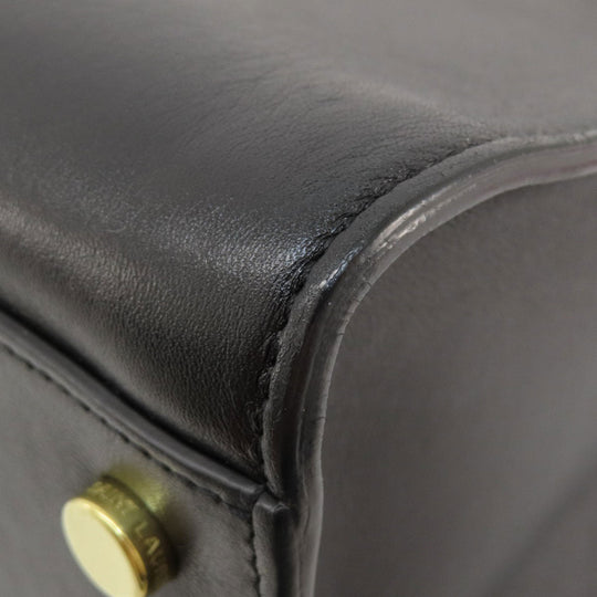 SAINT LAURENT Handbag Calfskin black Baby Kabas 2WAY Women Used Authentic