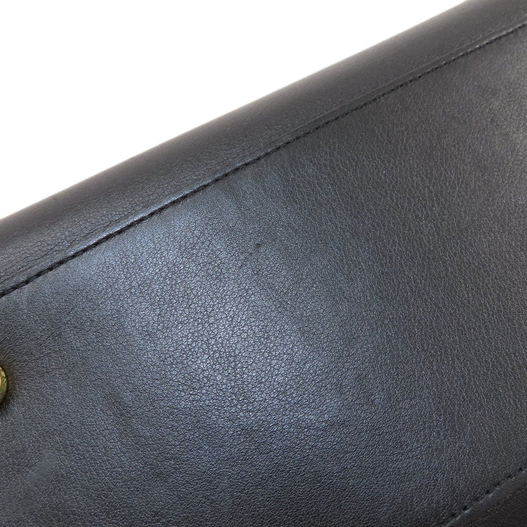 SAINT LAURENT Handbag Calfskin black Baby Kabas 2WAY Women Used Authentic
