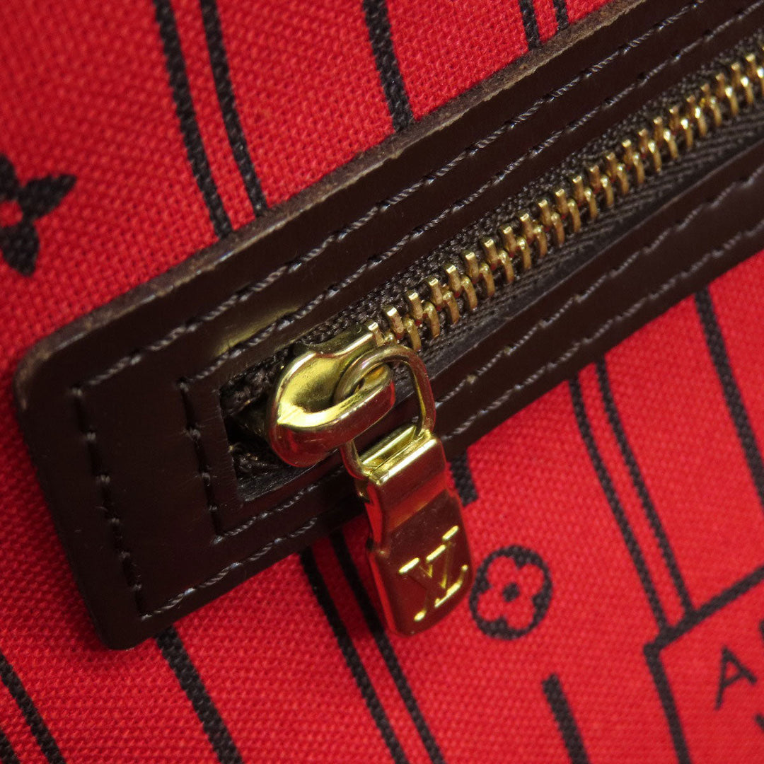 LOUIS VUITTON Tote Bag N51105 Damier canvas Brown Neverfull MM Damier Ebene