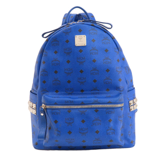 MCM Backpack PVC blue logo