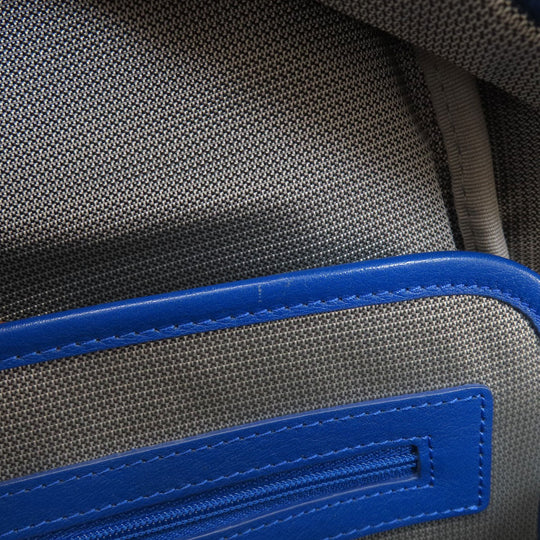 MCM Backpack PVC blue logo