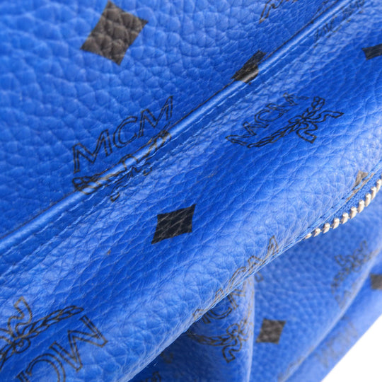 MCM Backpack PVC blue logo