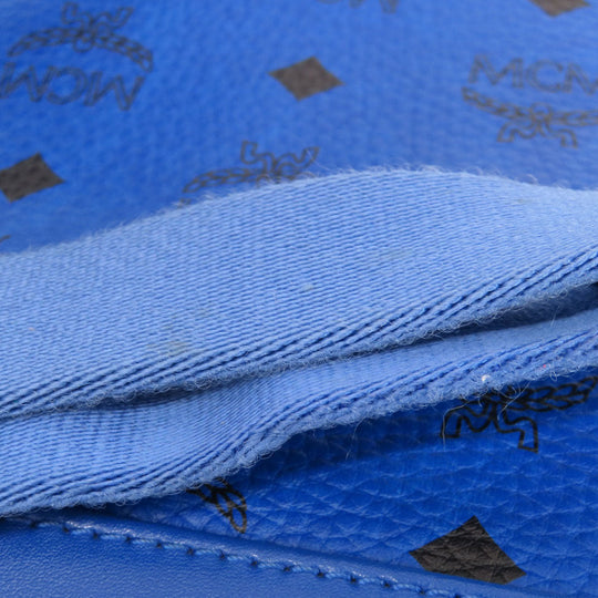 MCM Backpack PVC blue logo