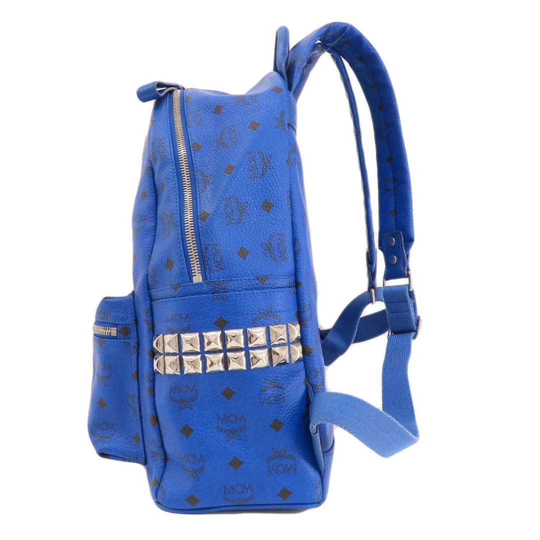 MCM Backpack PVC blue logo