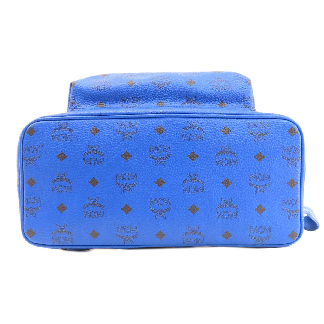 MCM Backpack PVC blue logo