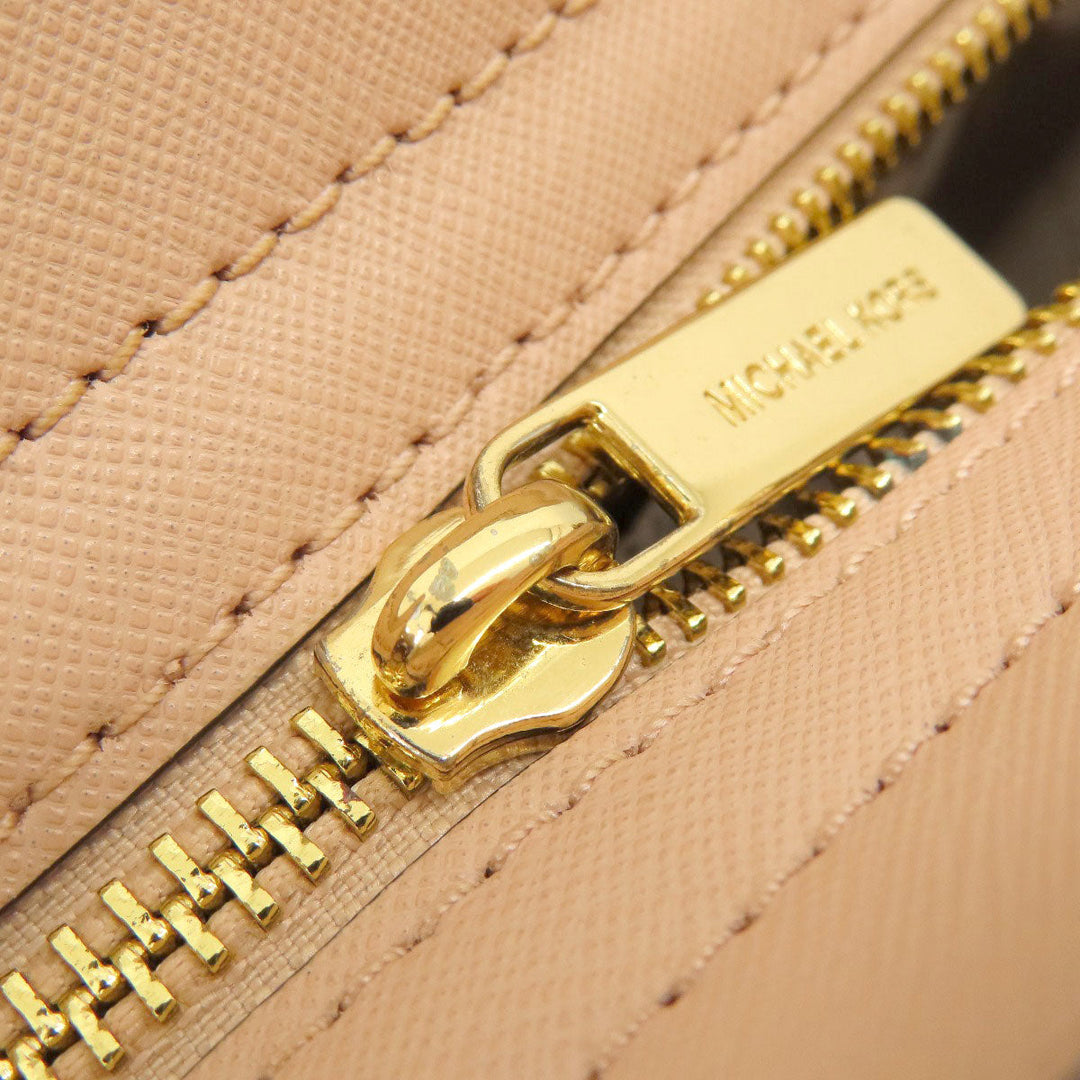 MICHAEL KORS Shoulder Bag leather pink Long shoulder Women Used Authentic