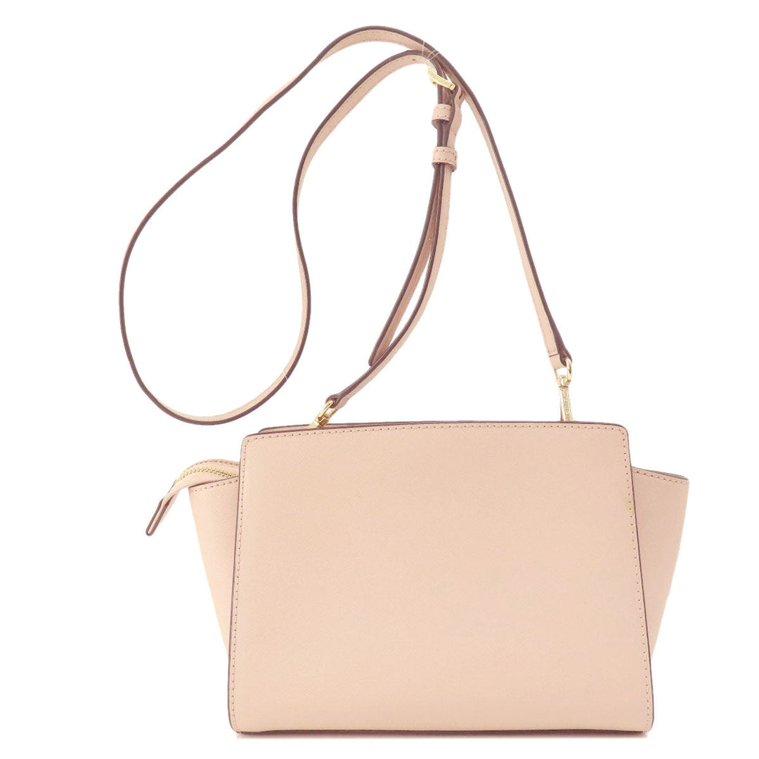 MICHAEL KORS Shoulder Bag leather pink Long shoulder Women Used Authentic