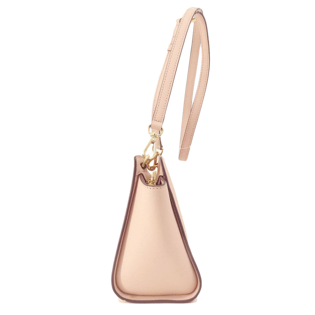 MICHAEL KORS Shoulder Bag leather pink Long shoulder Women Used Authentic