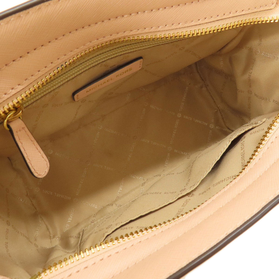 MICHAEL KORS Shoulder Bag leather pink Long shoulder Women Used Authentic