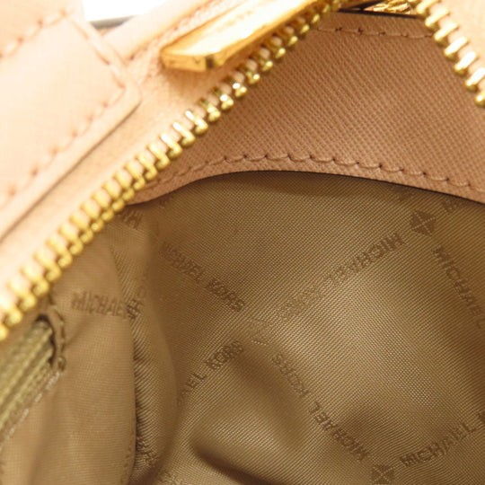 MICHAEL KORS Shoulder Bag leather pink Long shoulder Women Used Authentic