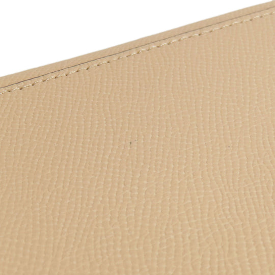 COACH Tote Bag F57522 leather beige logo Women Used Authentic