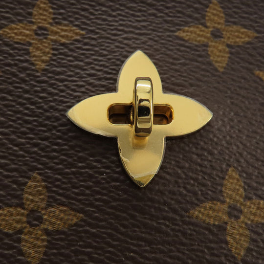 LOUIS VUITTON Tote Bag M43550 Monogram canvas Brown Flower Tote Monogram