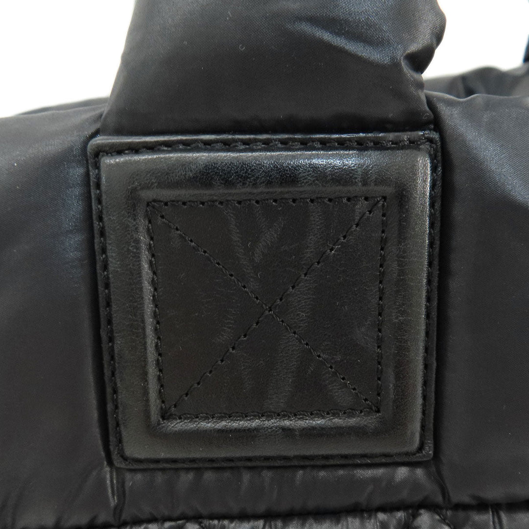 CHANEL Tote Bag Nylon black Cococoon SilverMetal