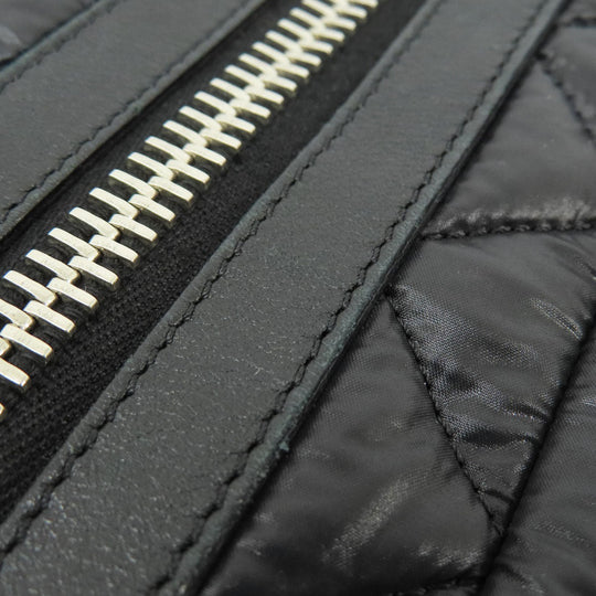 CHANEL Tote Bag Nylon black Cococoon SilverMetal