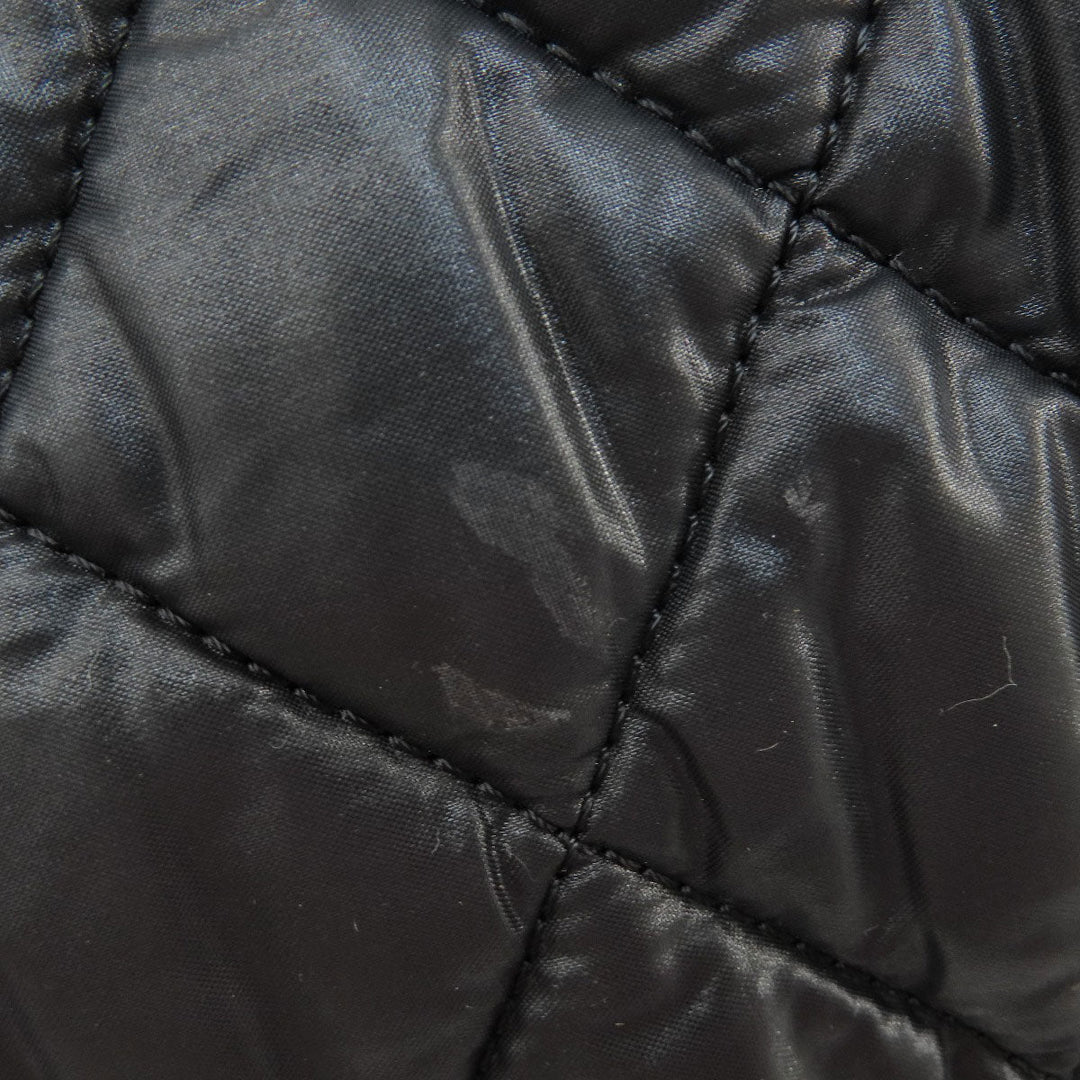 CHANEL Tote Bag Nylon black Cococoon SilverMetal