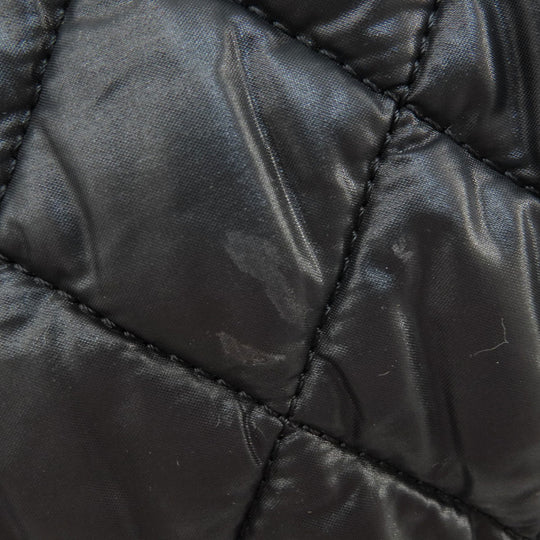 CHANEL Tote Bag Nylon black Cococoon SilverMetal