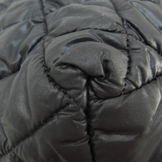 CHANEL Tote Bag Nylon black Cococoon SilverMetal