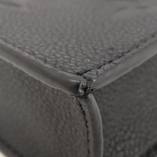 LOUIS VUITTON Handbag M81417 Ann Platt black Petite Sac Plat Noir Women Used Authentic