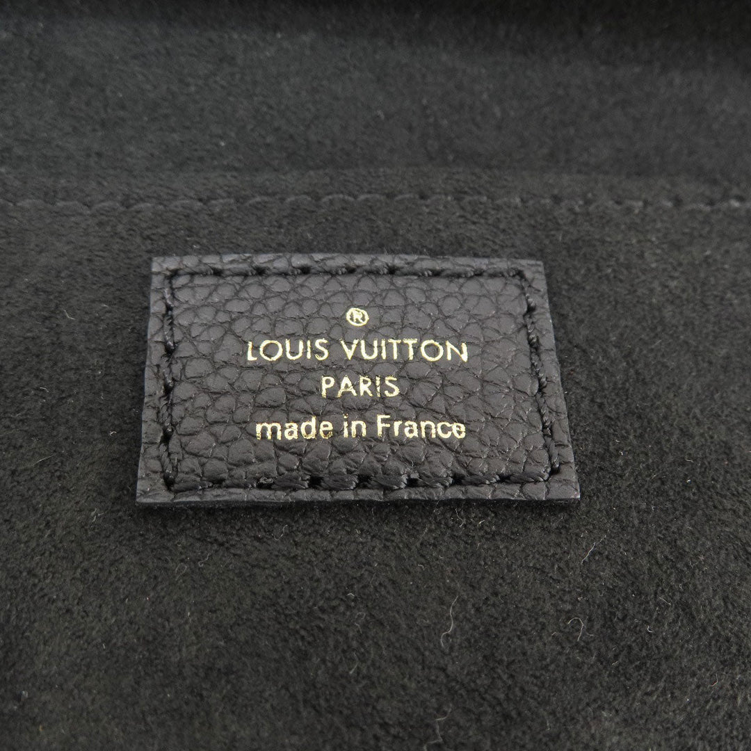 LOUIS VUITTON Handbag M81417 Ann Platt black Petite Sac Plat Noir Women Used Authentic