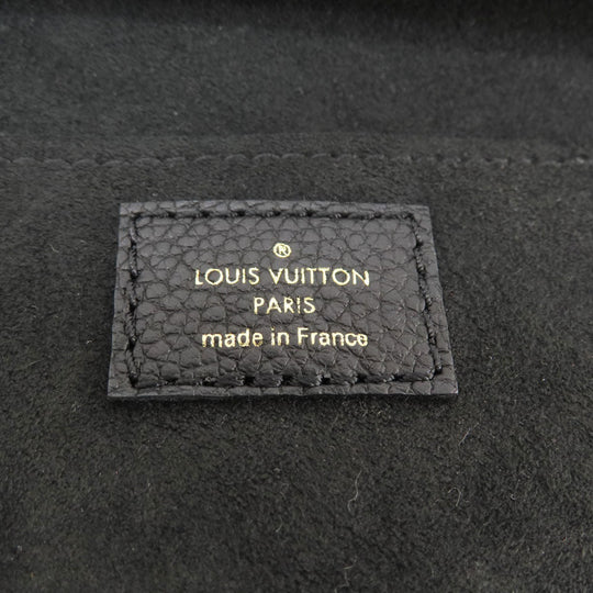 LOUIS VUITTON Handbag M81417 Ann Platt black Petite Sac Plat Noir Women Used Authentic